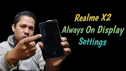How To Turn On Always On Display On Realme X2 | Realme Mobile Main Always On Display kaisey on Karey