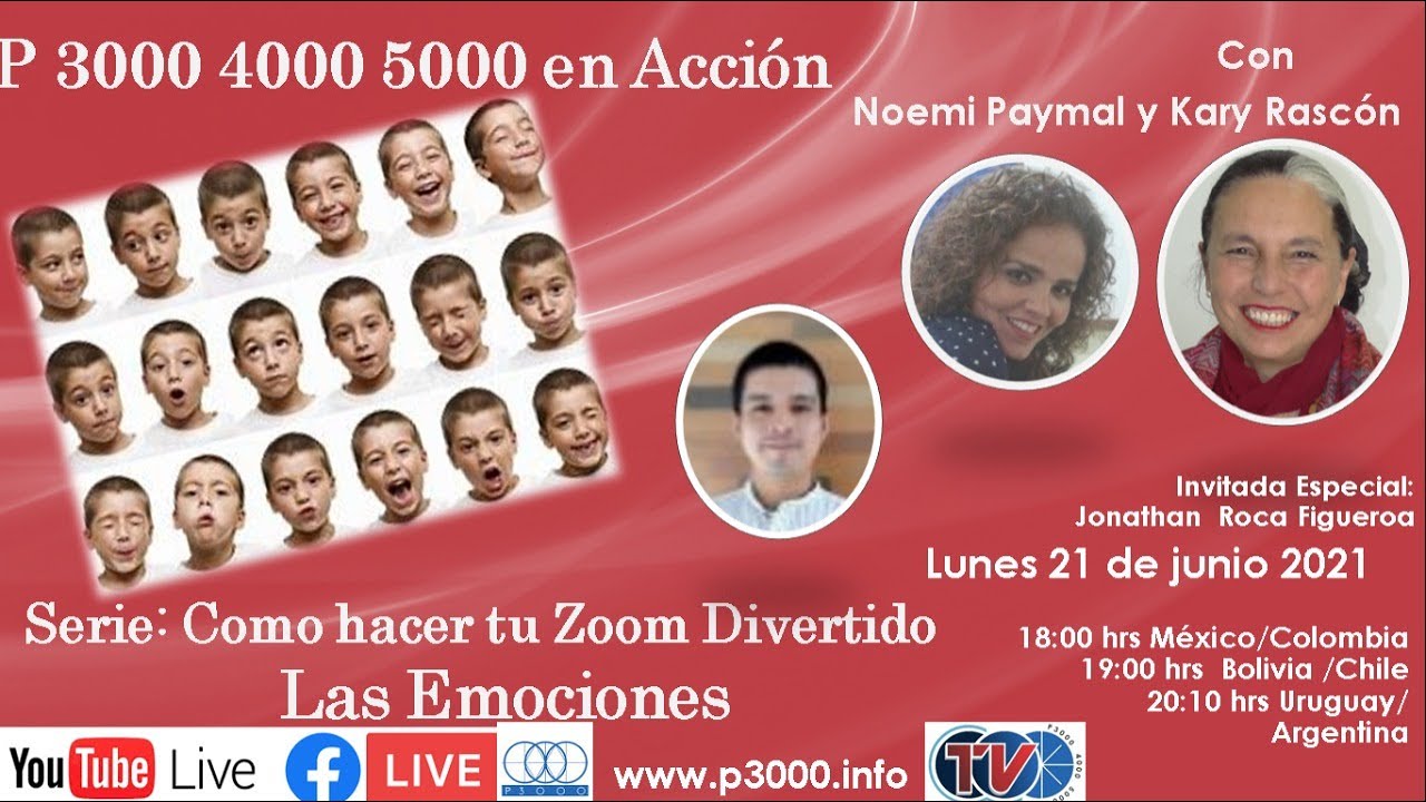Herramientas divertidas para Zoom. Las Emociones