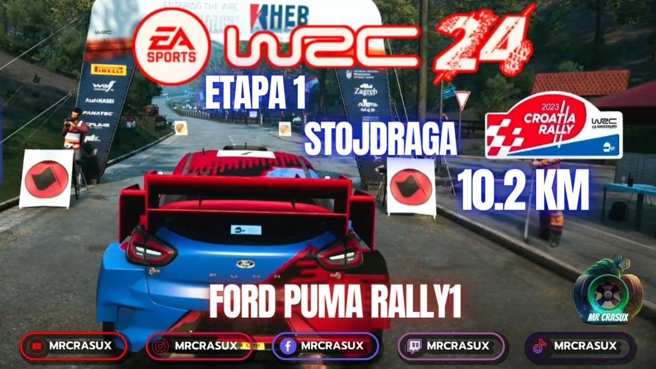 Croatia Rally | Ford Puma Rally1 | Etapa 1: Stojdraga 10.2 km | EA SPORTS WRC