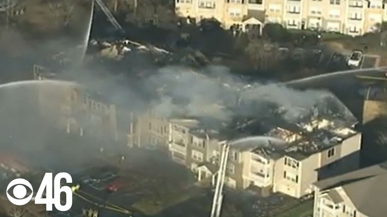 Firefighters battle large fire at Stonecrest apartment building YouTube
