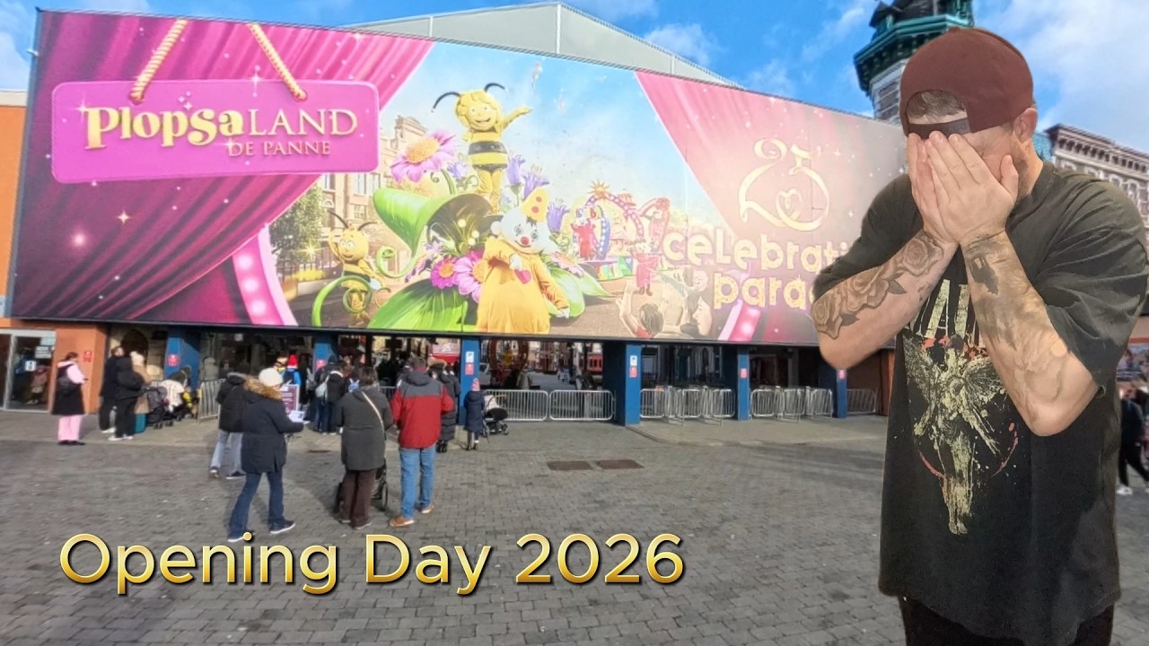First ever visit to Plopsaland de Panne, on opening day February 2026..