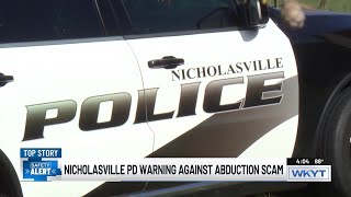 Child abduction scam prompts police response in Jessamine County