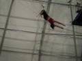 Emily on the trapeze  round 2