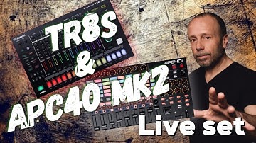 Live set Techno #APC40mk2 + #TR8s (67 min ) Ableton