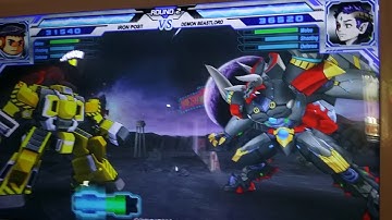 Hero of robots Iron Post Vs. Demon Beastlord