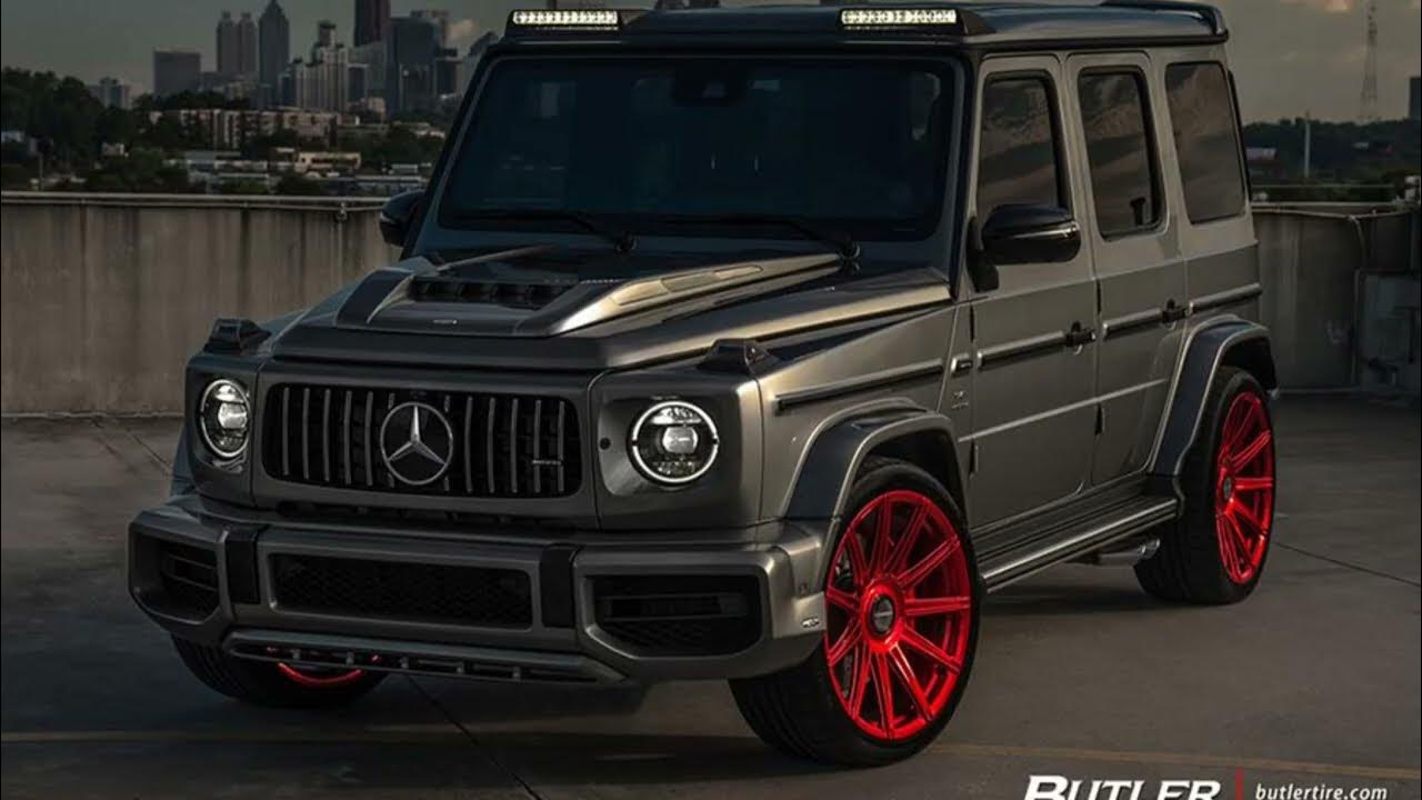 Mercedes g63 AMG красный