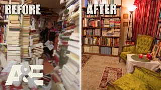 26ROOM Home OVERFLOWING With 500,000 Books | Hoarders | A&E