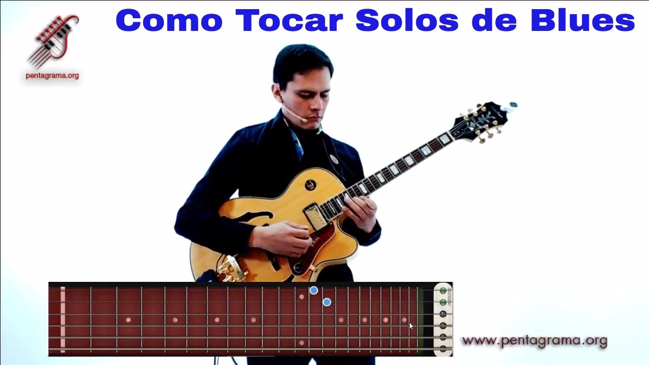 Como tocar blues en la guitarra. Como improvisar Solos de Blues. YouTube