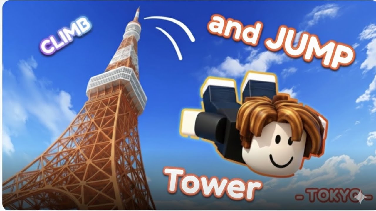 Roblox Climb and Jump Tower Роблокс заберись и прыгни