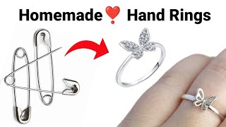 Safety Pin Ring Idea/How to make Ring/Handmade Ring/DIY Ring/Couple Love Rings/MakeRing/homemadering