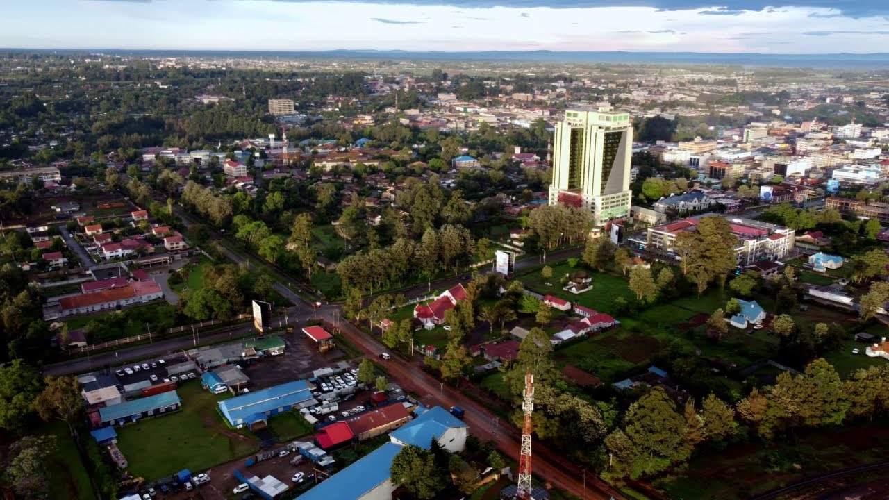 Drone shots of Eldoret and Mau Summit Interchange