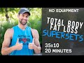 Total Body Fat Loss Supersets (No Equipment)