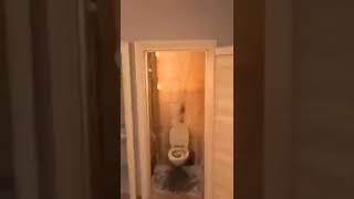 man blows up toilet with coke and mentos