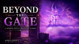 Beyond the Gate | Hidden Castle Above the Clouds | Unreal Engine 5 Cinematic 🏰💌💖🚪🍂😱
