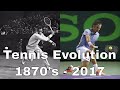 Tennis Evolution Throughout the Years  (1870's - 2017) - # tennisevolution