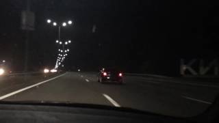 Turbo Tiburon GT v6 vs BMW M3 e46 60-200 2 roll on