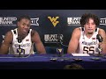WVU Mens Basketball Brenen Lorient Harlan Obioha Wheeling Postgame 10/26/25