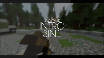 Intro - BowNub | Blender/AE (3in1)