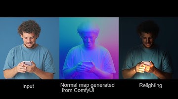 Genrating Normal pass through ComfyUI IC Light Node | Normal Pass for Nuke Compositing