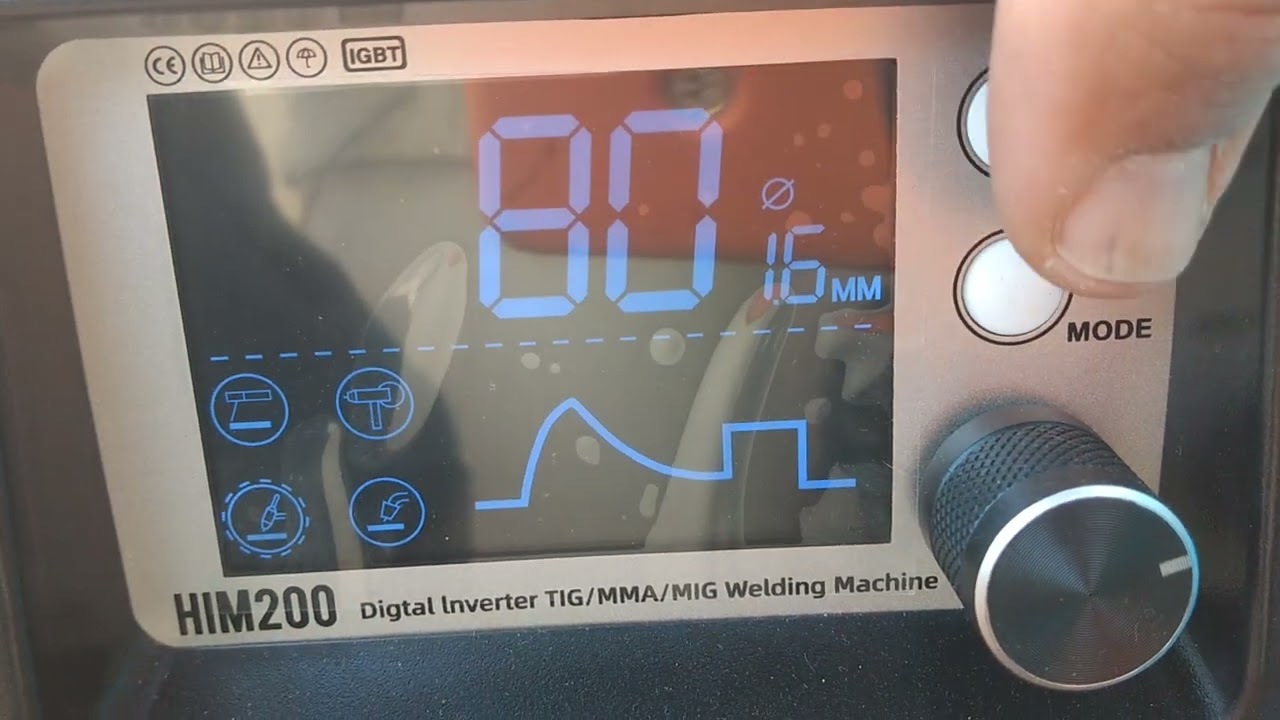 Hitbox HIM200 soldadora multiproceso 110/220V no requiere gas.