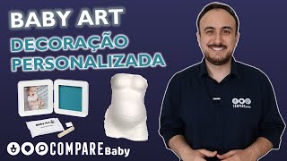 BABY ART | Porta Retrato MY BABY TOUCH | Decoração Bebê Personalizada