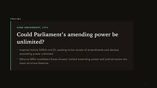 The Emergency | Articles 352, 358 & 359, ADM Jabalpur and the 44th Amendment | UPSC GS2 #S06