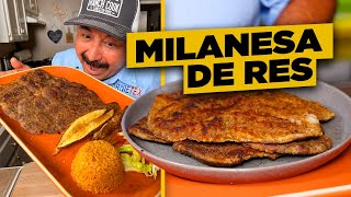 Milanesa De Res Restaurant Style Recipe Mexican Chicken Fried Steak