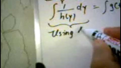 Separation of Variables