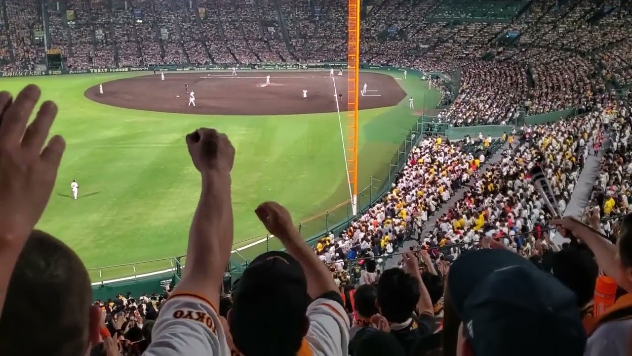 5月5日東京ドーム阪神対巨人 レフトビジター応援席 2ブロック 3列目