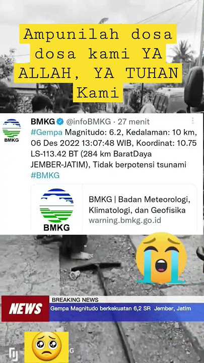 Gempa Jember #feedshorts #videoshort #gempa