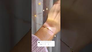 Some secrets are meant to be kept… 👀✨ #morsecode #bracelet #pearls #gold #handmadejewelry #grwm