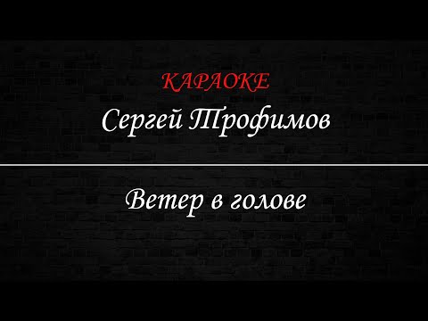 Сергей Трофимов - Ветер в голове (Караоке)