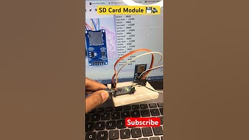 Arduino SD Card Module Code | Arduino Micro SD Card Reader | Arduino Text File Note Pad | #tronicslk