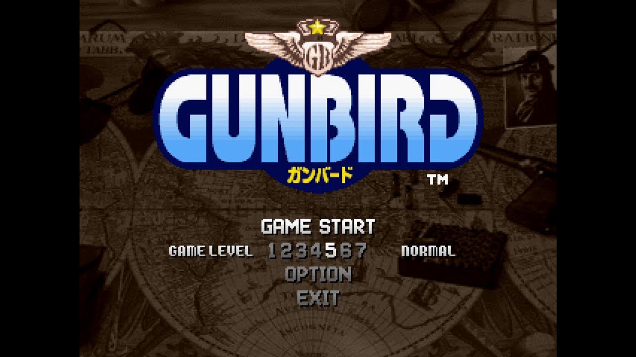 Gunbird  (ガンバード). [Saturn - Atlus, Psikyo]. (1995). Marion, The Witch Girl. Normal. Original Mode.