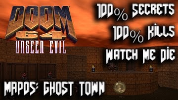 DOOM 64 Unseen Evil -The Plutonia Experiment - Map05: Ghost Town - 100% Secrets
