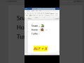 Make icons in MS WORD|THE EDUCATIONAL HUB| #icon #code #msword #shorts