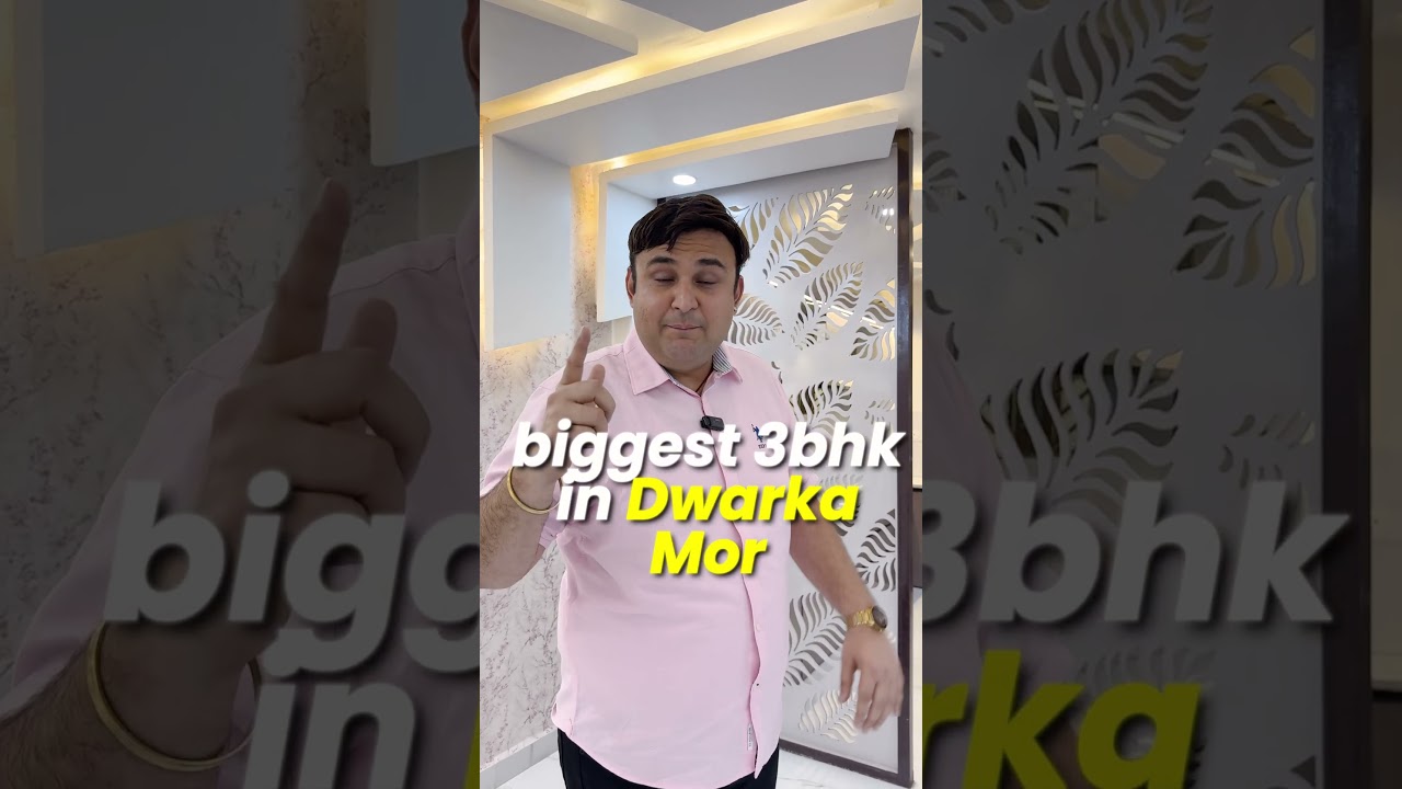 3BHK Flat Just 1 Min from Dwarka Mor Metro | Upper Ground Floor | ₹1 Lakh Booking | JINI Homes