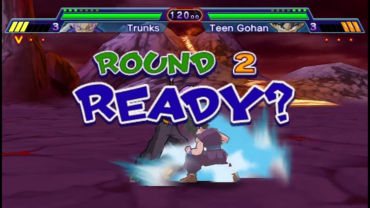 Trunks VS Gohan – Dragon Ball Z Shin Budokai