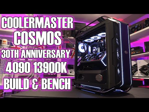 Coolermaster Cosmos 30th Anniversary Edition Build   Strix RTX 4090 i9 13900K