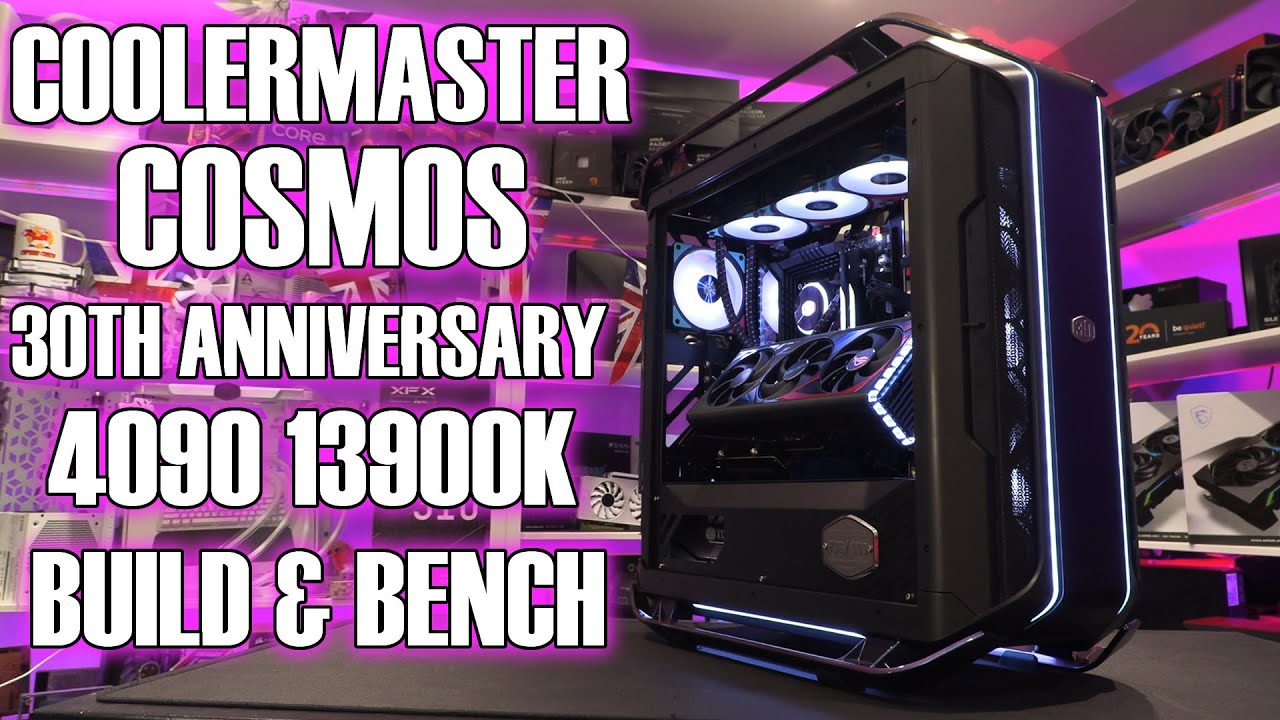 Cooler Master 30th Year Anniversary Cosmos Infinity Gaming PC Desktop –  Intel i9-13900KF - NVIDIA GeForce RTX 4090-32GB DDR5-2TB M.2 NVMe SSD –  WiFi 