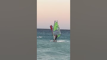 Babis, Flaka, Ducking the sail to back-wind side