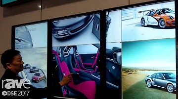 DSE 2017: Elo Shows Off 55" 4K Display Touch Screen Video Wall