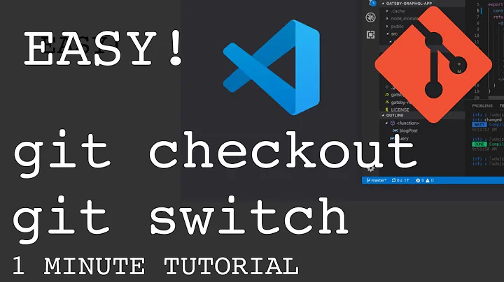 How to switch branch in git in VS Code | Fast tutorial | No command line needed!