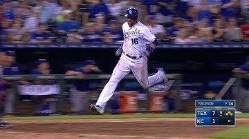 TEX@KC: Escobar rips an RBI single up the middle