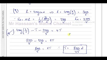 WME01/01 IAL (Edexcel) M1 January 2022,   Q7, Connected Particles, Pulleys, Dynamics