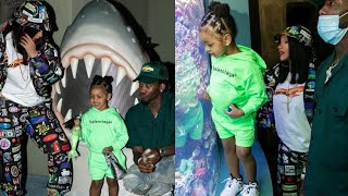 Cardi B Offset and Kulture visit the Aquarium ✨ Cute Moment