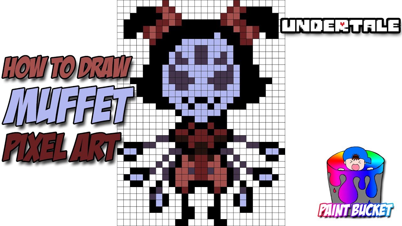 How to Draw Muffet from Undertale - Step by Step Drawing Tutorial - YouTube