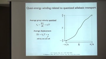SPICE Young Leaders Workshop - Mark Rudner - Topology in periodically driven systems