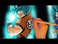 Goku and Vegeta Speed Painting | DragonBall Super Fan Art