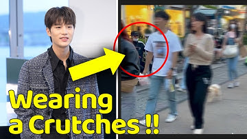NCT Taeil spotted by fans Wearing a Crutches ahead of NCT 127 comeback